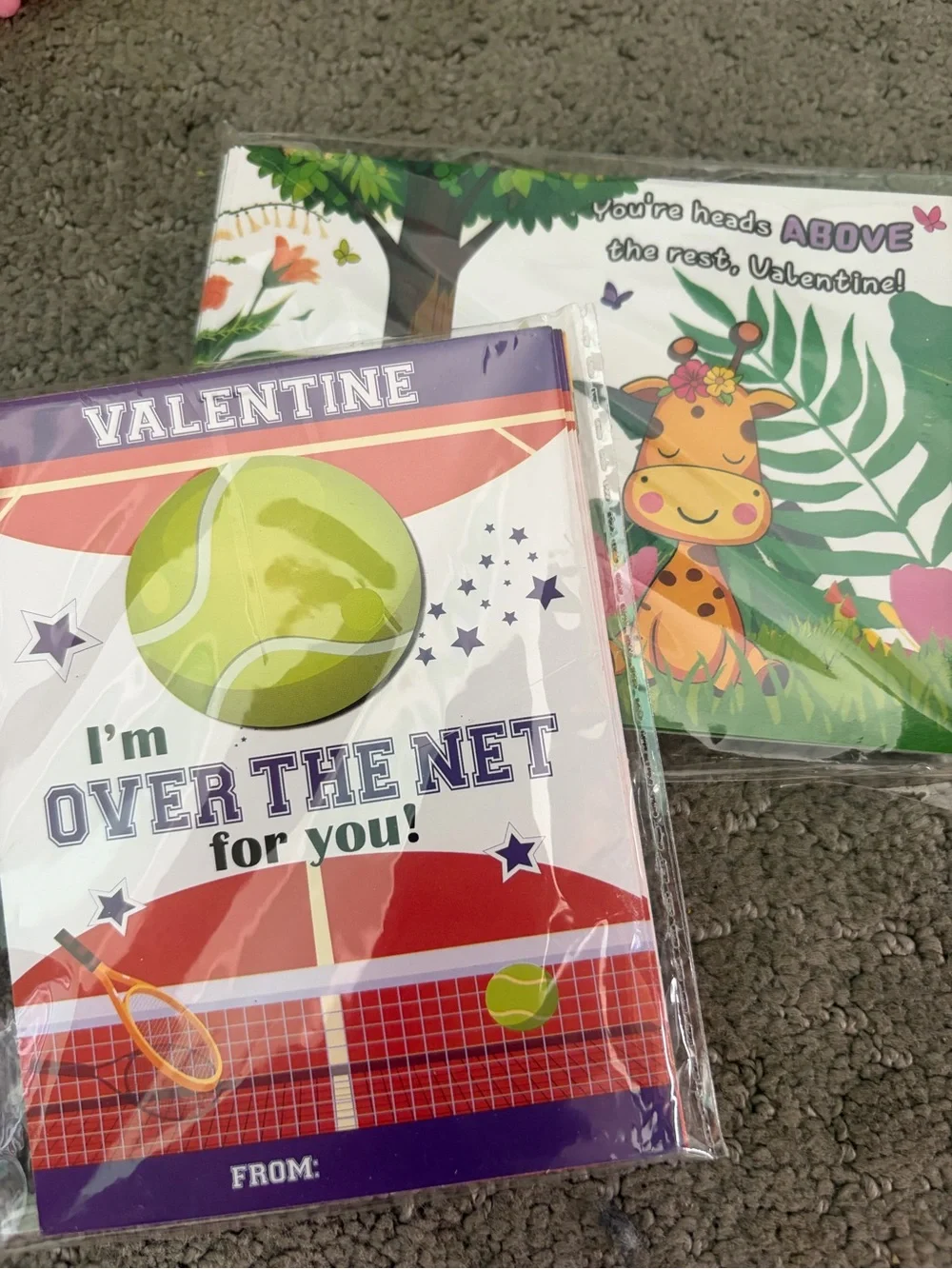 Valentine's Day Party Favor Pack - Pink Heart Picks & Straws